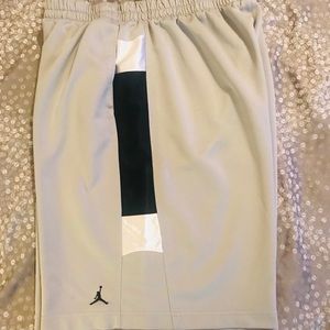 Nike Jumpman Basketball Shorts Mens XXL Light Gray